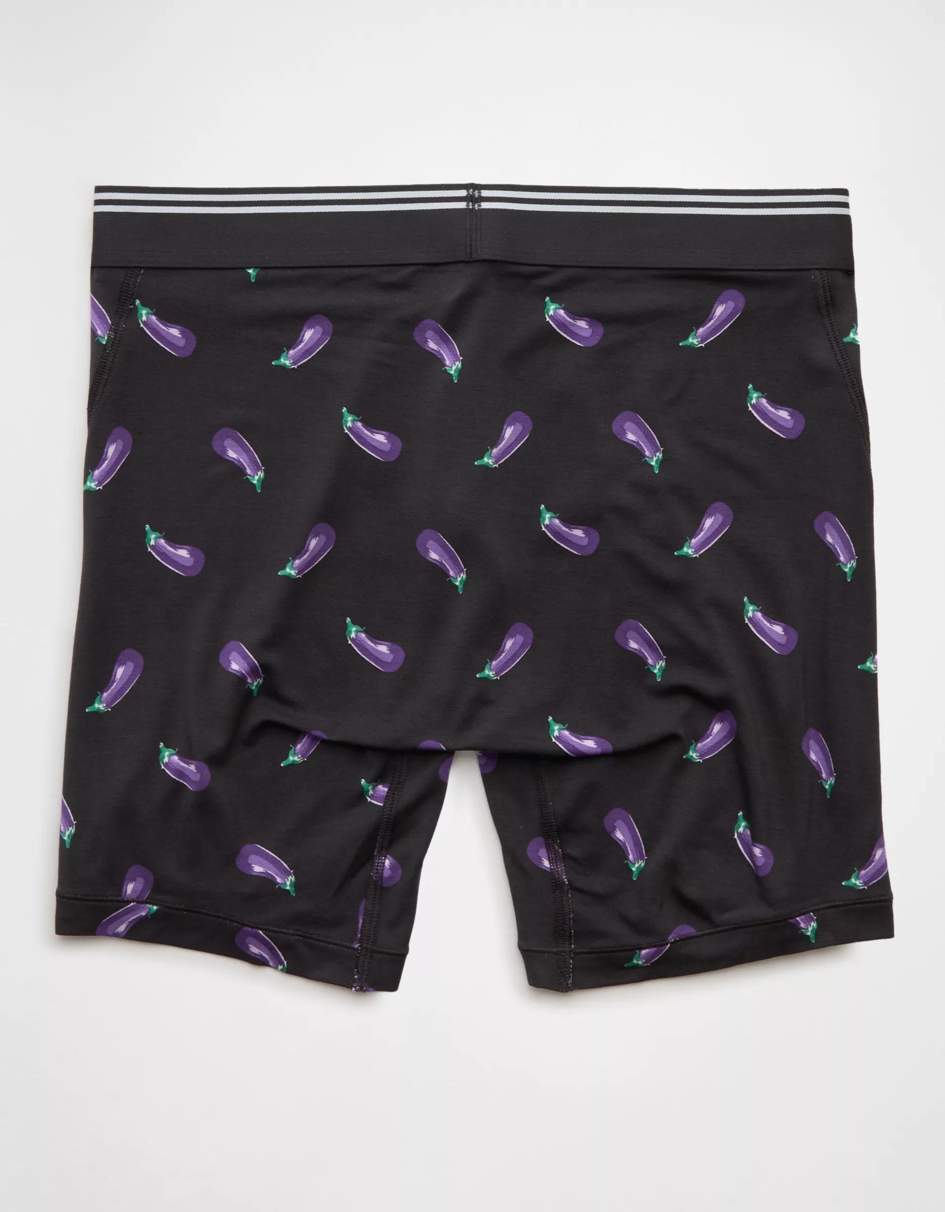 AEO Men's Eggplant 6" Ultra Soft Boxer Brief Product Image