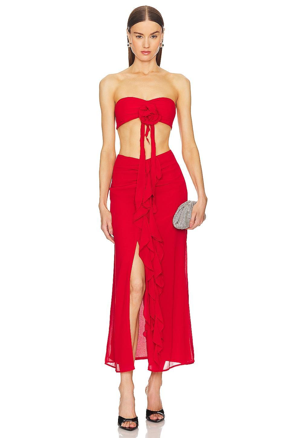 Akasha Crop Top Bardot Product Image