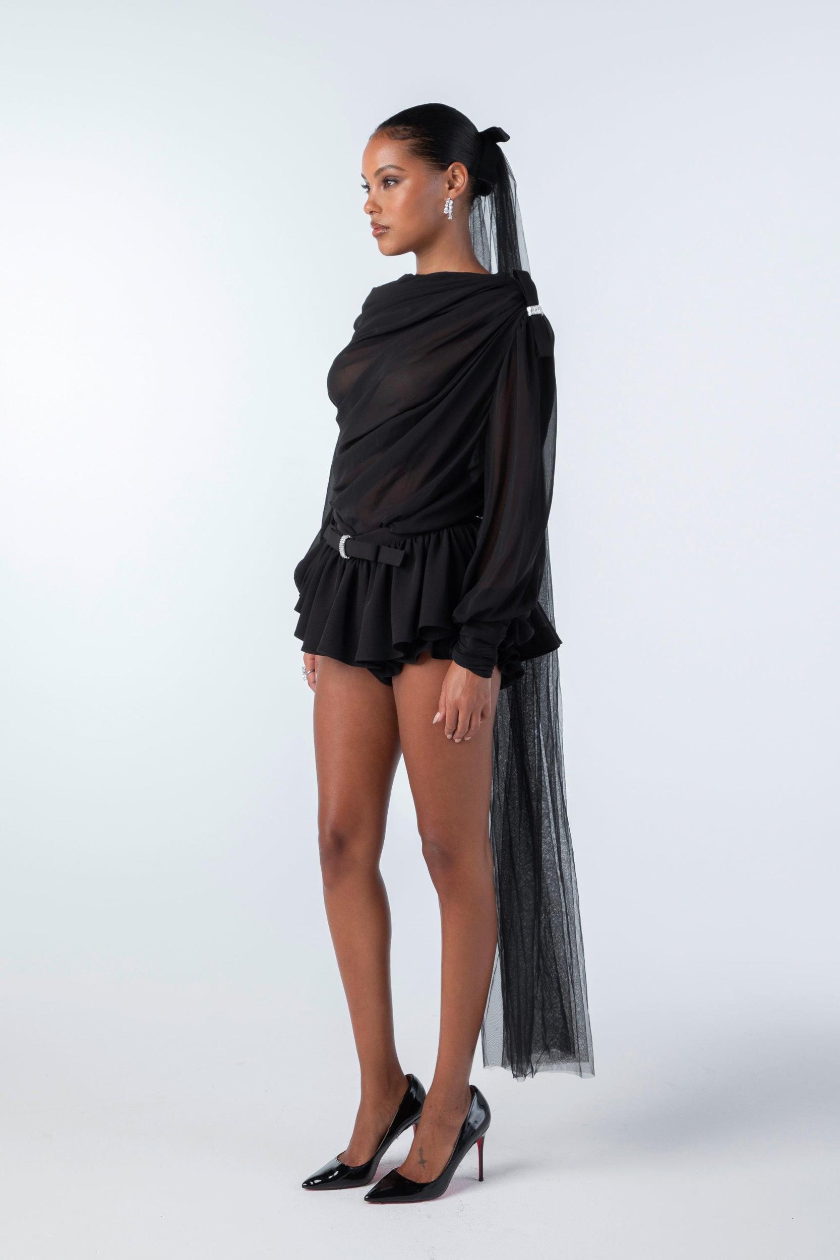 Demi Top (Black) Product Image