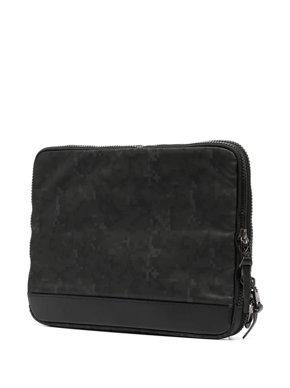 logo plaque zip-around laptop bag Product Image