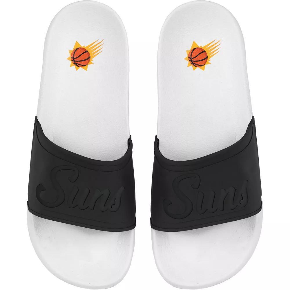 Women's FOCO Phoenix Suns Script Wordmark Slide Sandals, Size: 11-12, Phx White Product Image