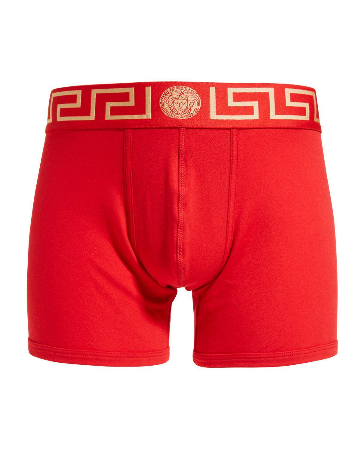 Greca Border Long Boxer Trunks Product Image