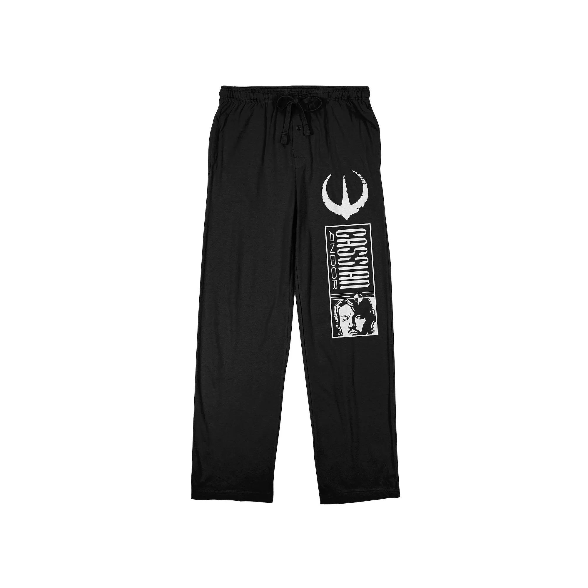 Men's Star Wars Rebel Alliance "Never Tell Me The Odds" Pajama Pants, Size: Large, Black Product Image
