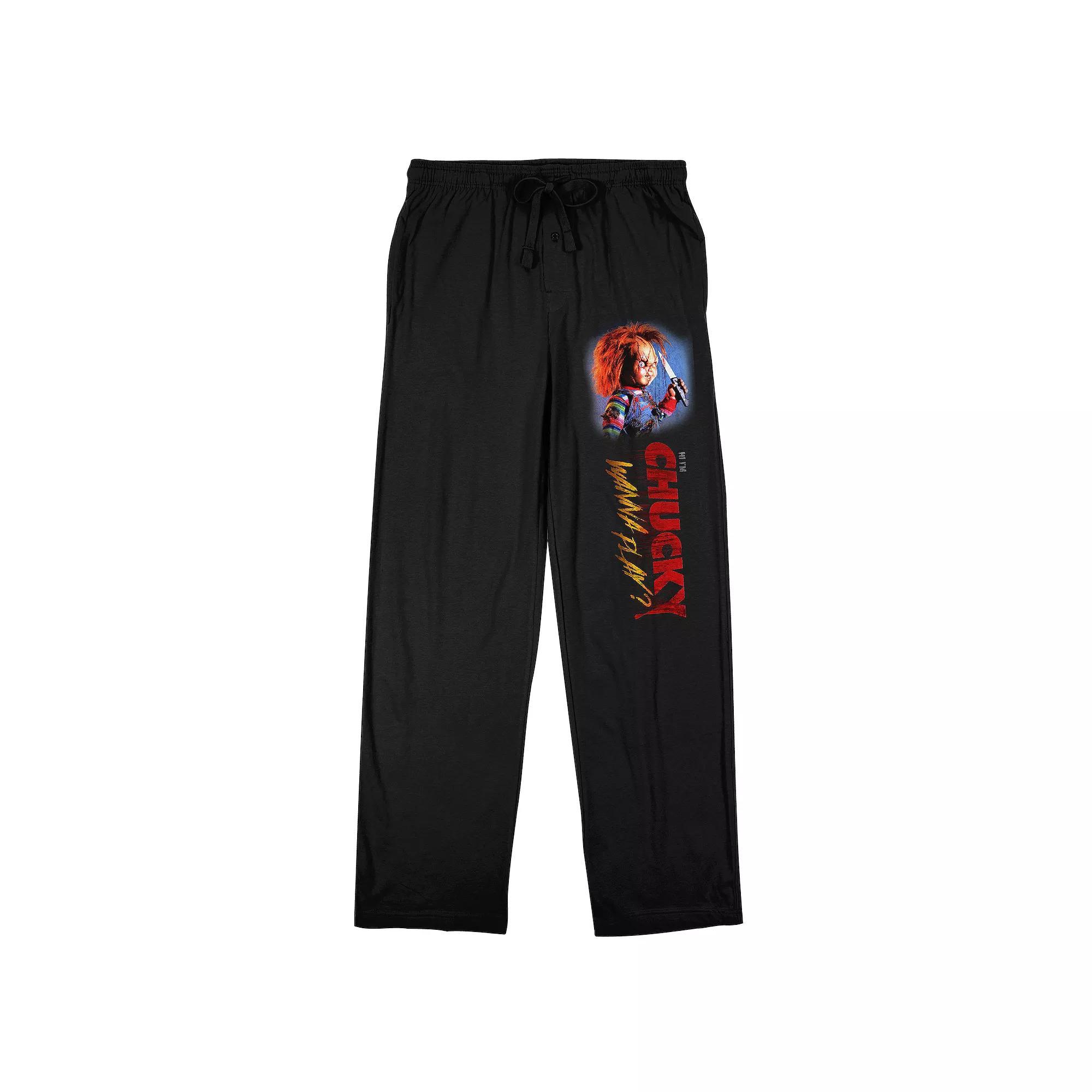 Men's Regular Show Sleep Pants, Size: XL, Black Product Image