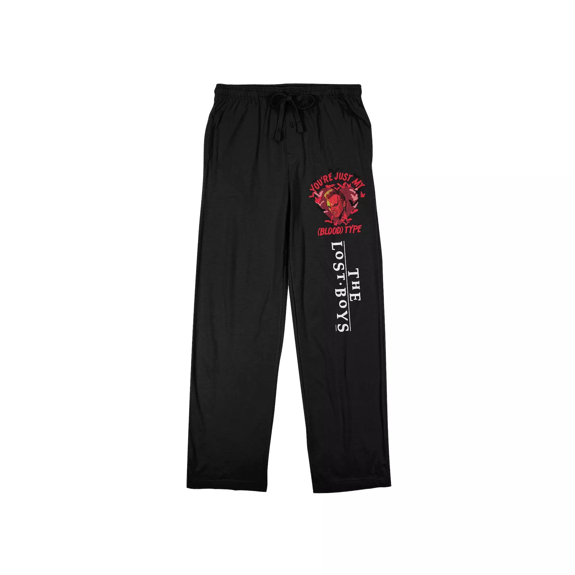 Men's The Lost Boys Valentine Sleep Pants, Size: XXL, Black Product Image