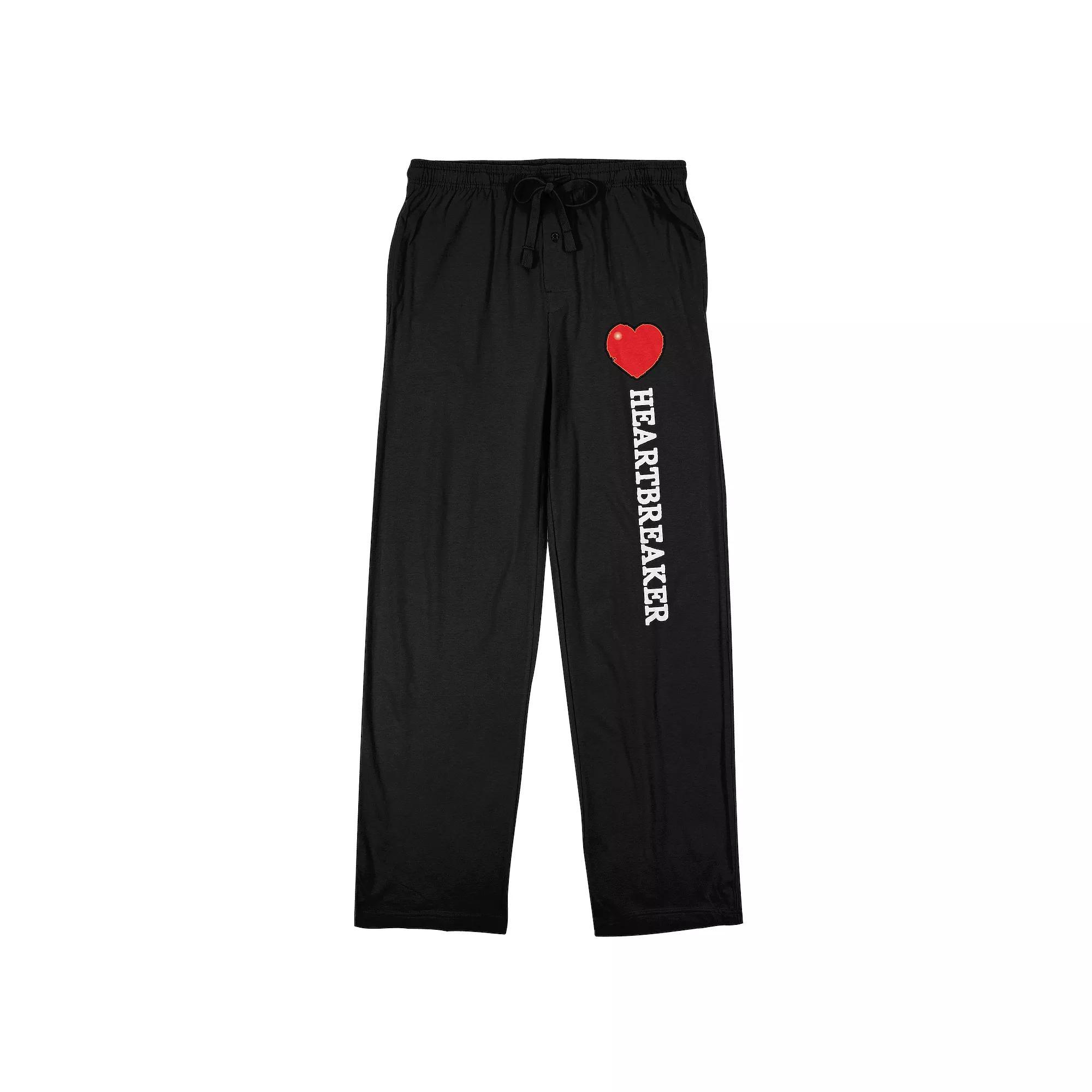Men's Heartbreaker Pajama Pants, Size: Large, Black Product Image