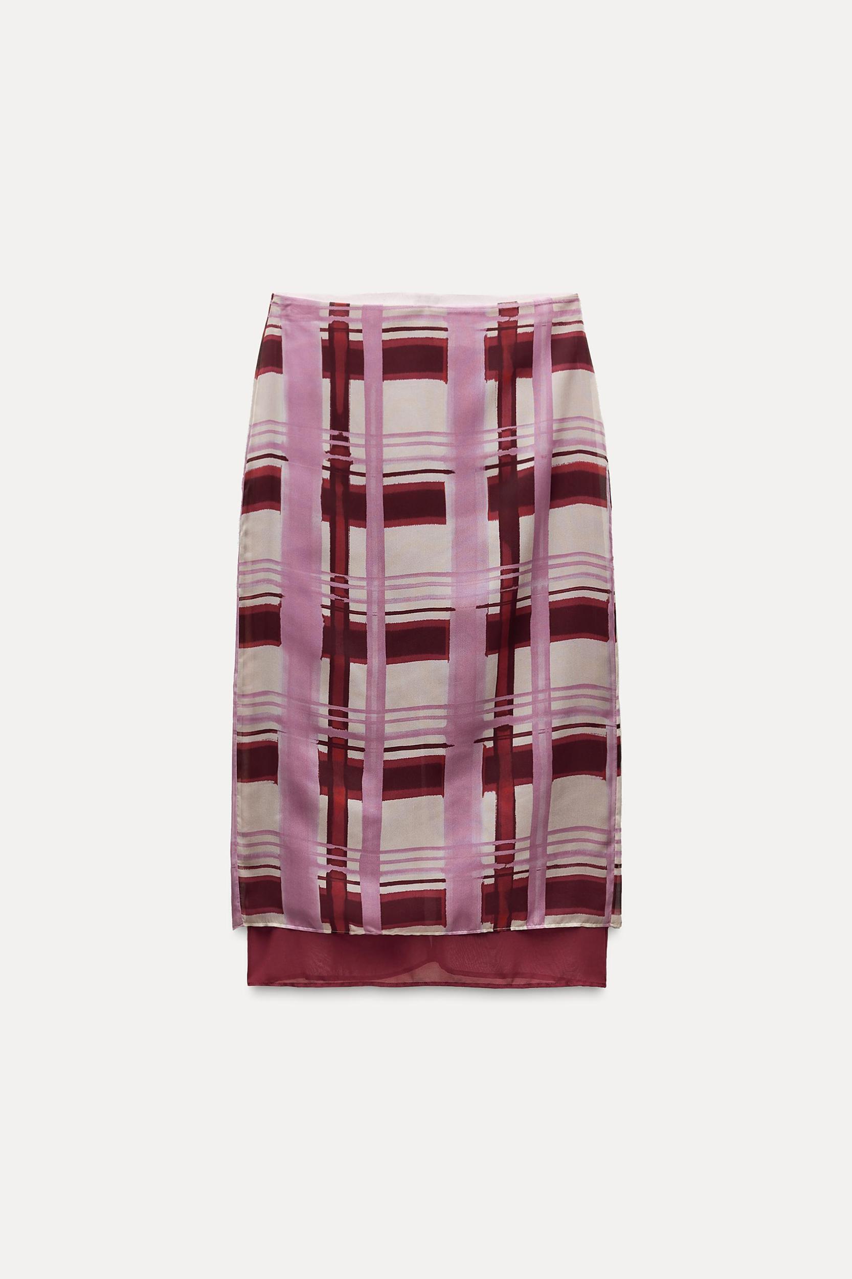 PRINTED SKIRT ZW COLLECTION Product Image