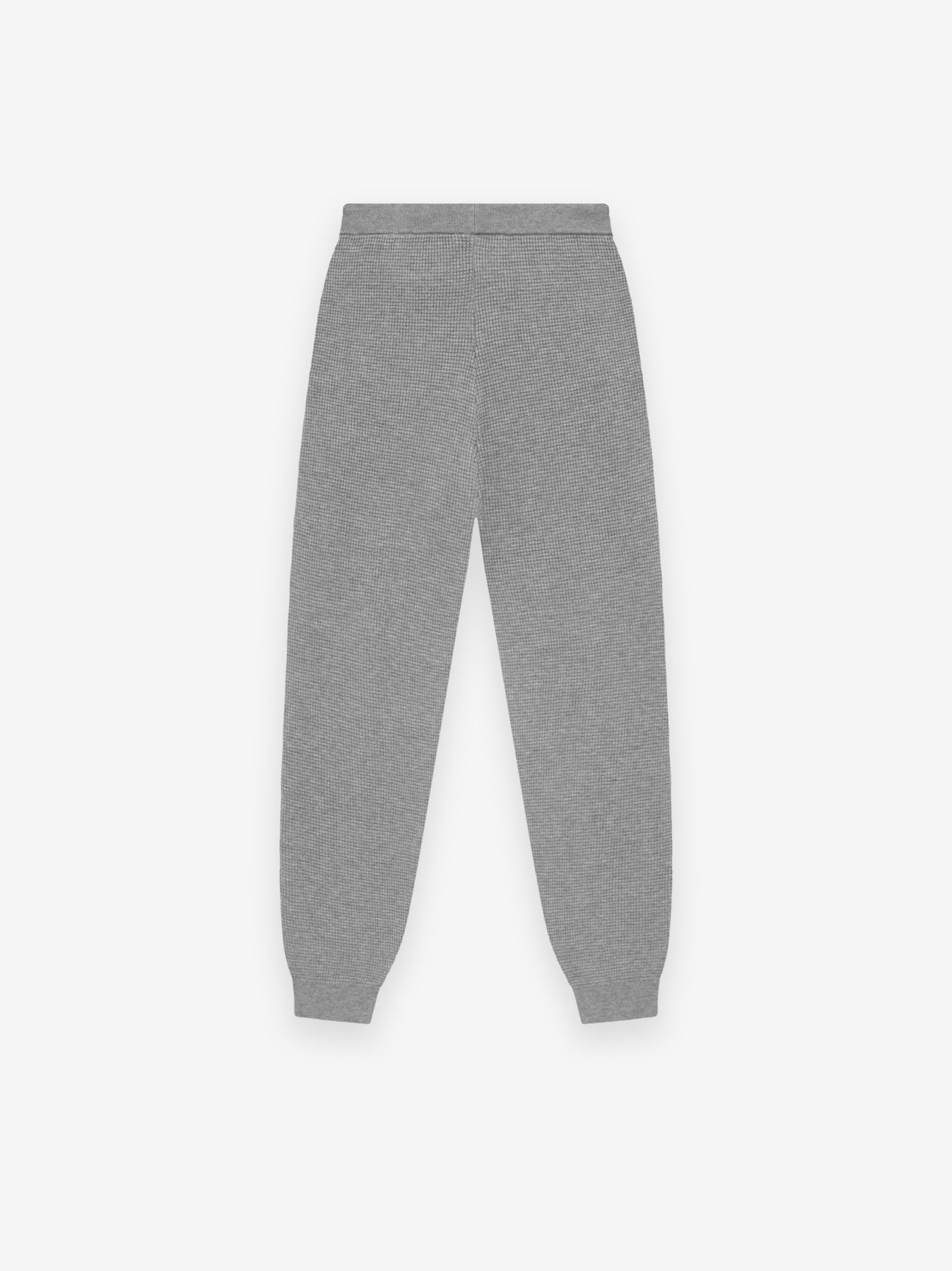 Womens Waffle Fitted Sweatpant Female Product Image