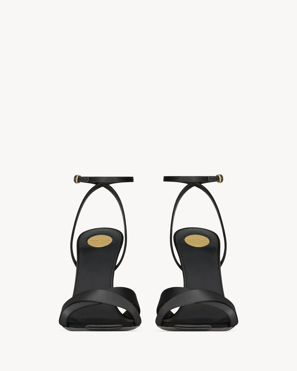 lucienne wedges in satin crepe Product Image