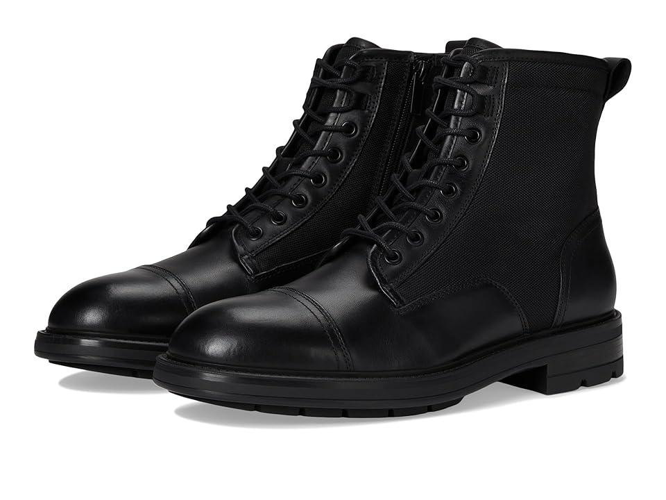 Calvin Klein Domly Leather) Men's Lace-up Boots Product Image