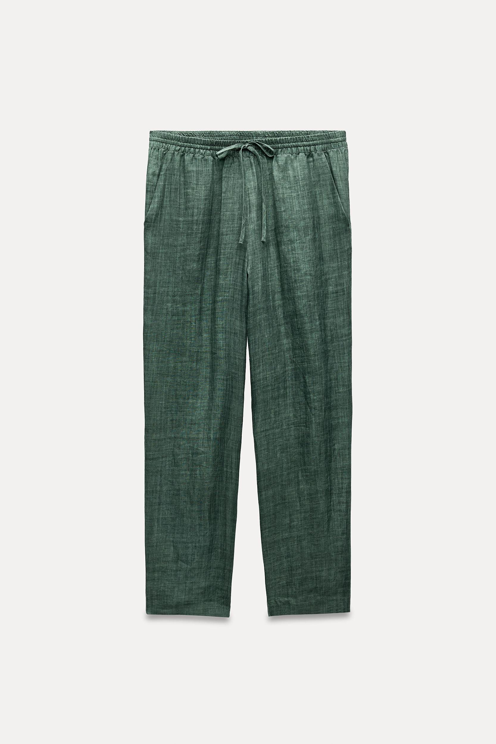 100% RAMIE PAJAMA PANTS ZW COLLECTION Product Image