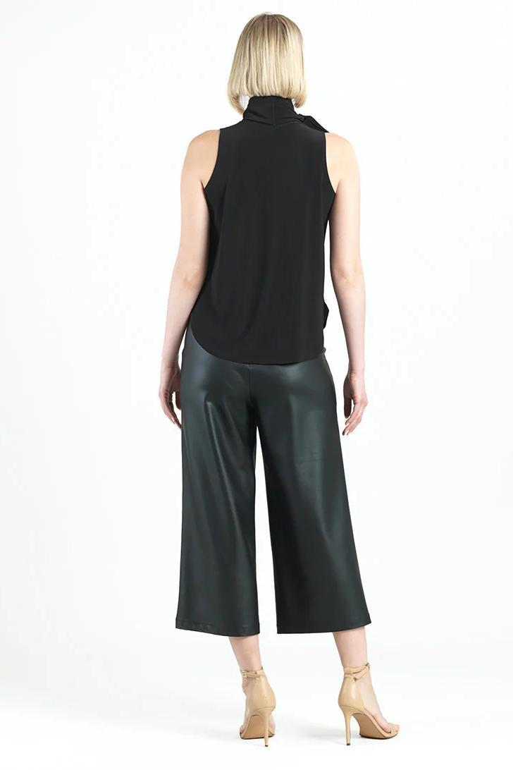 Mock Neck-Tie Detail Top Product Image