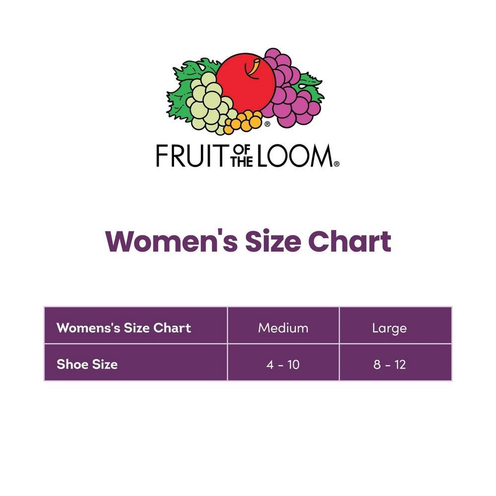 Fruit of the Loom Women's Breathable Lightweight 6pk No Show Tab Socks 4-10: Moisture Wicking, Arch Support Product Image