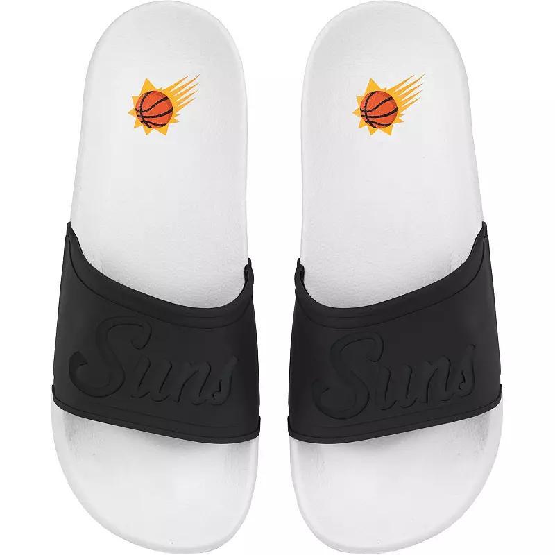 Women's FOCO Phoenix Suns Script Wordmark Slide Sandals, Size: 11-12, Phx White Product Image