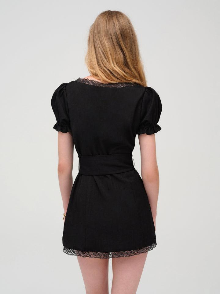 Shawna Mini Dress — Black Product Image