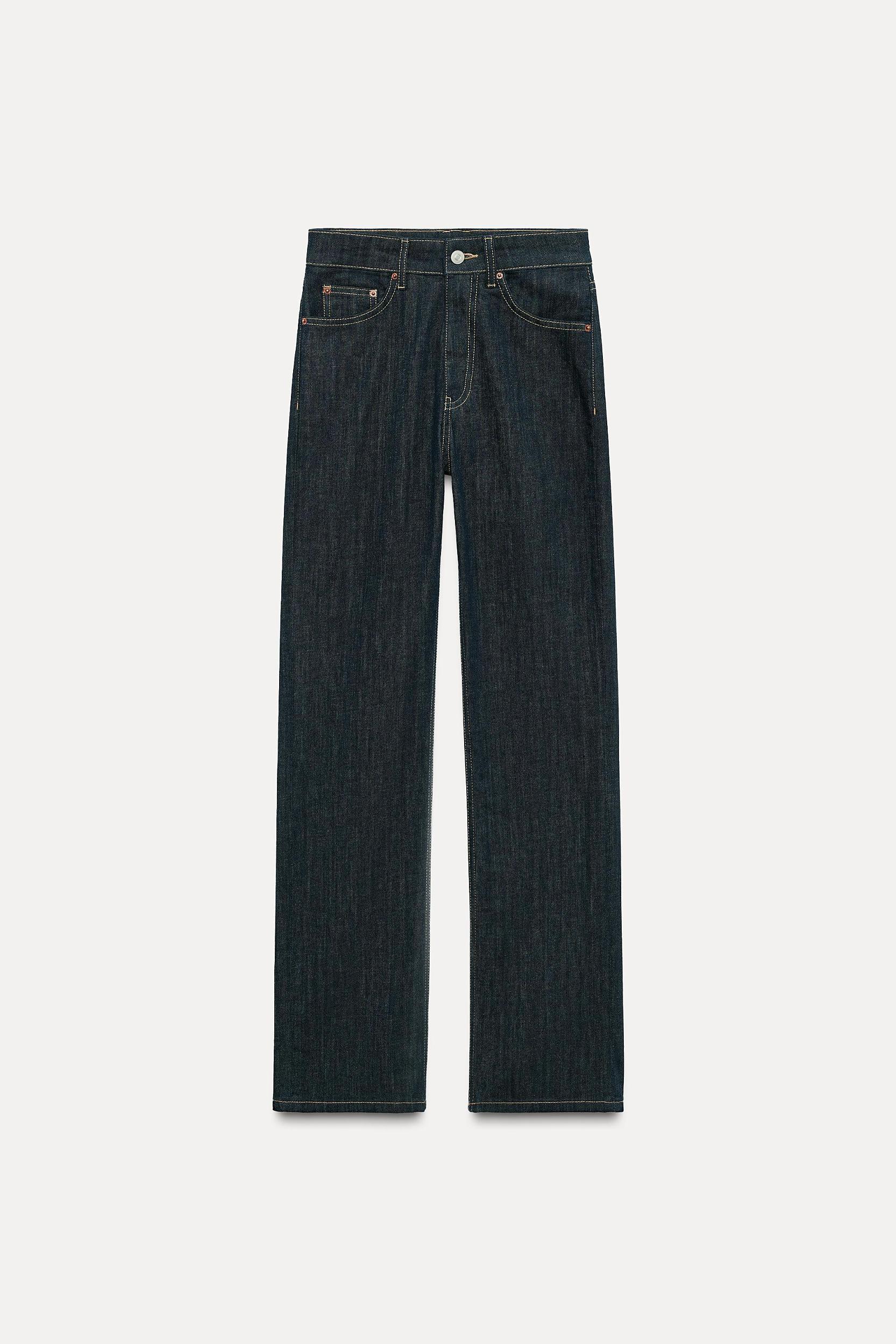 BELTED TRF DENIM JACKET Product Image