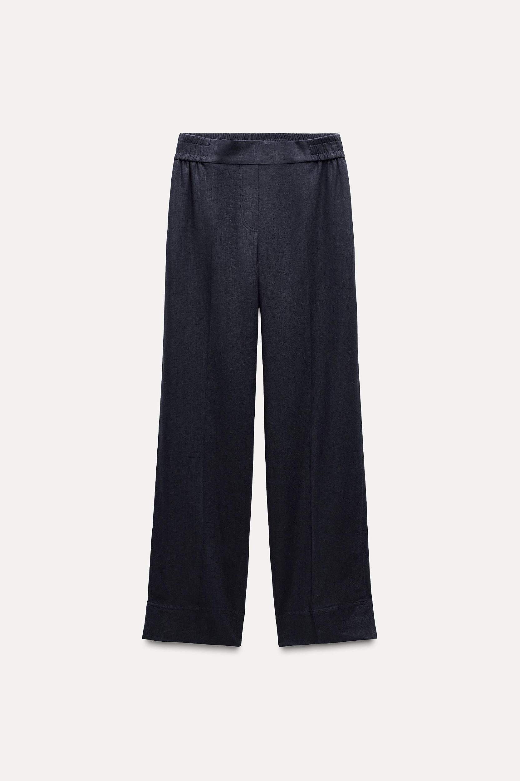 LINEN BLEND PANTS Product Image
