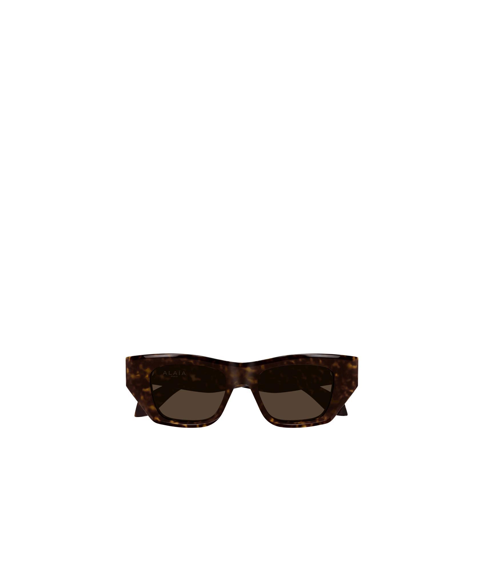 ALAÏA Tortoiseshell-effect Tinted Sunglasses In Brown Product Image