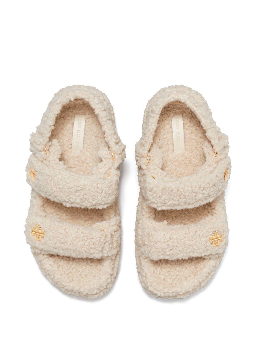 Kira faux-shearling sandals Product Image