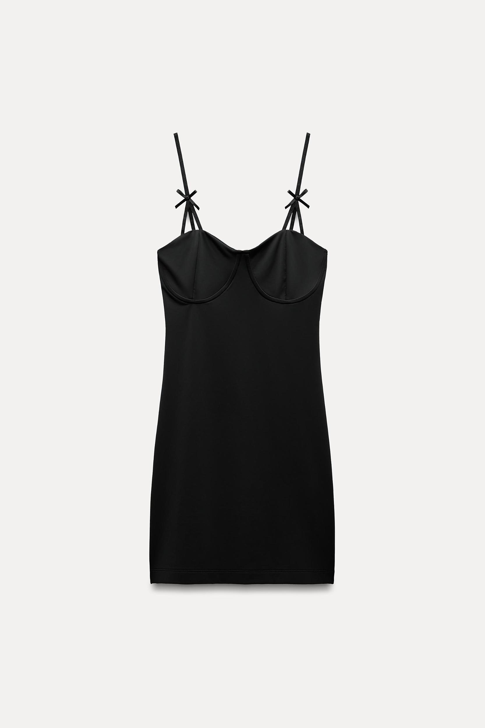 POLYAMIDE BOW DRESS Product Image