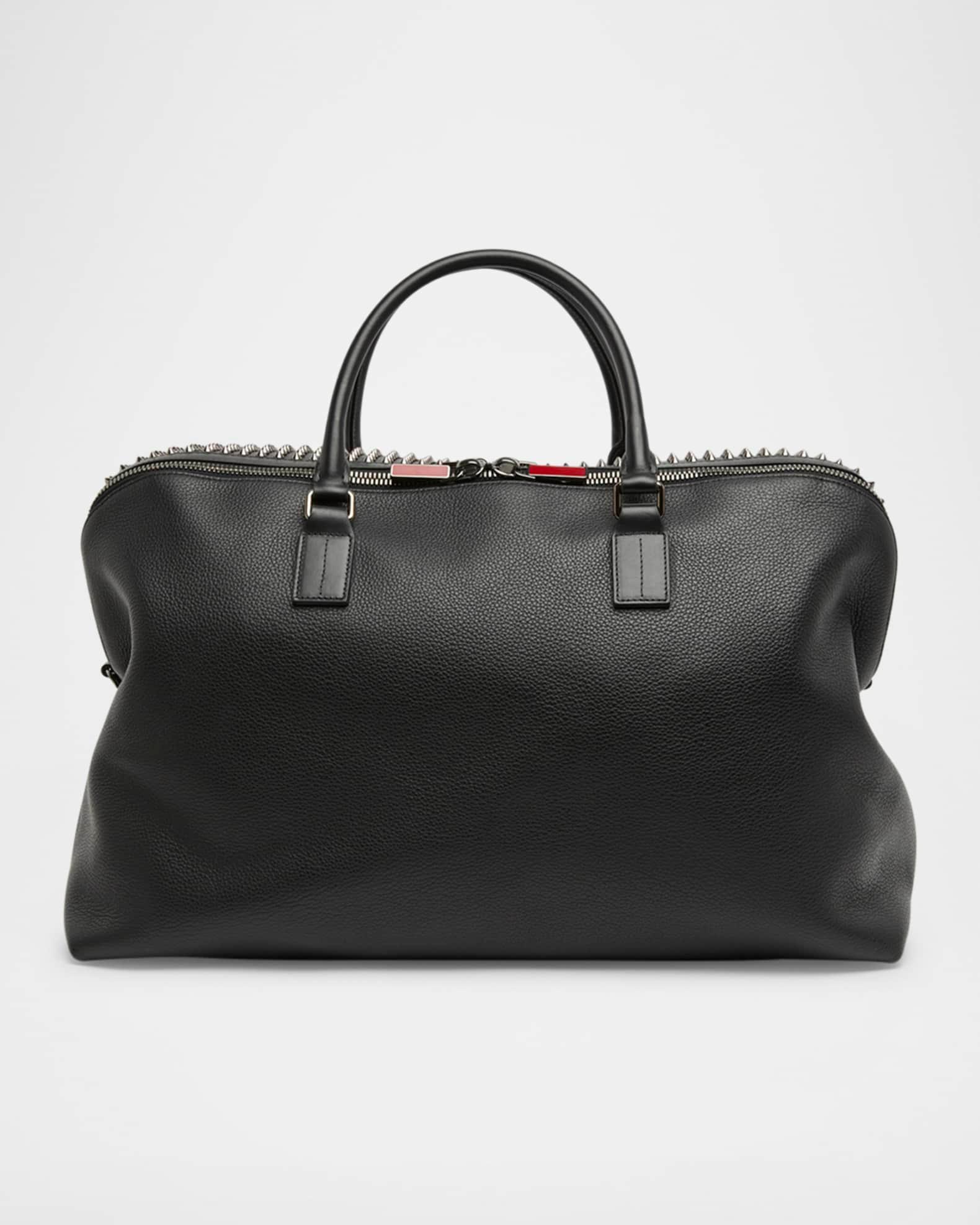Men's Funky Leather Empire Spikes Weekender Bag Product Image
