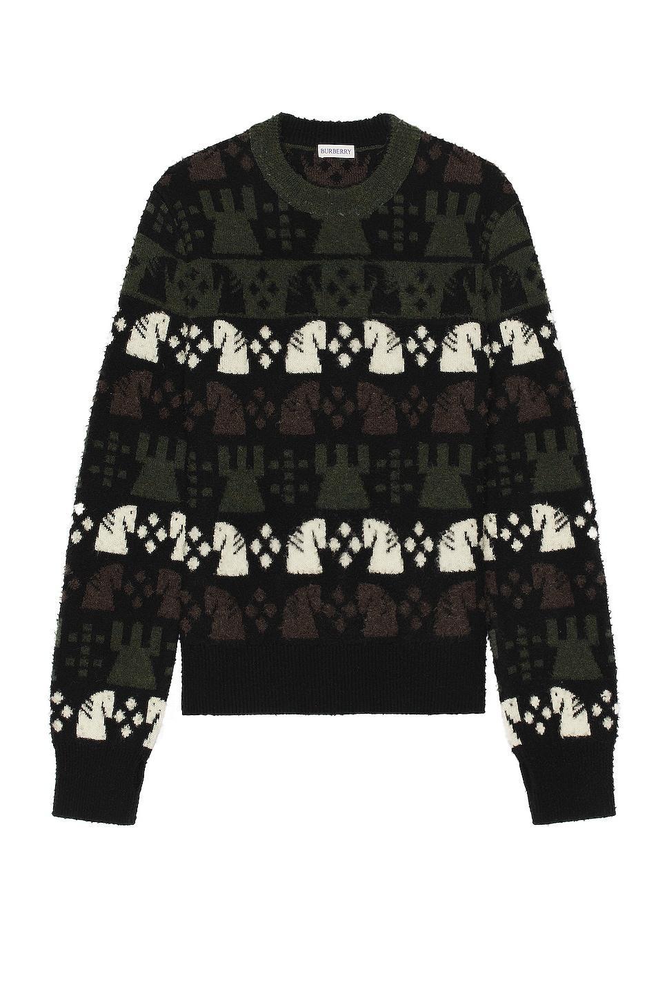 Burberry Pattern Sweater in Multi Product Image
