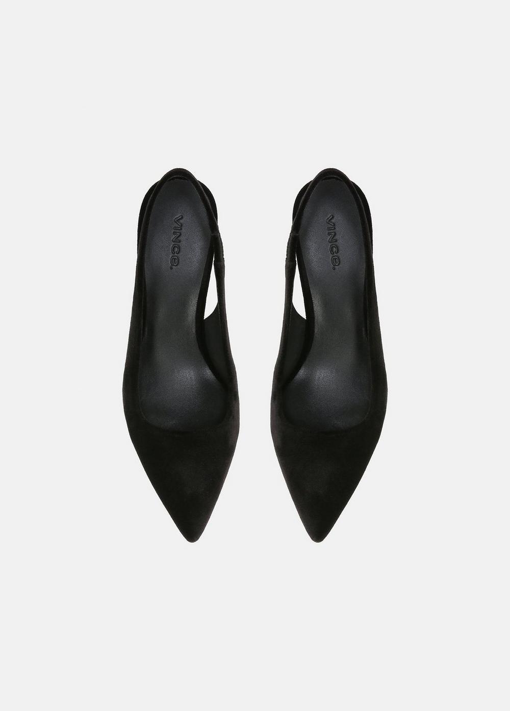 Womens Patrice Velvet Slingback Heel, Black, Size 7 Vince Product Image
