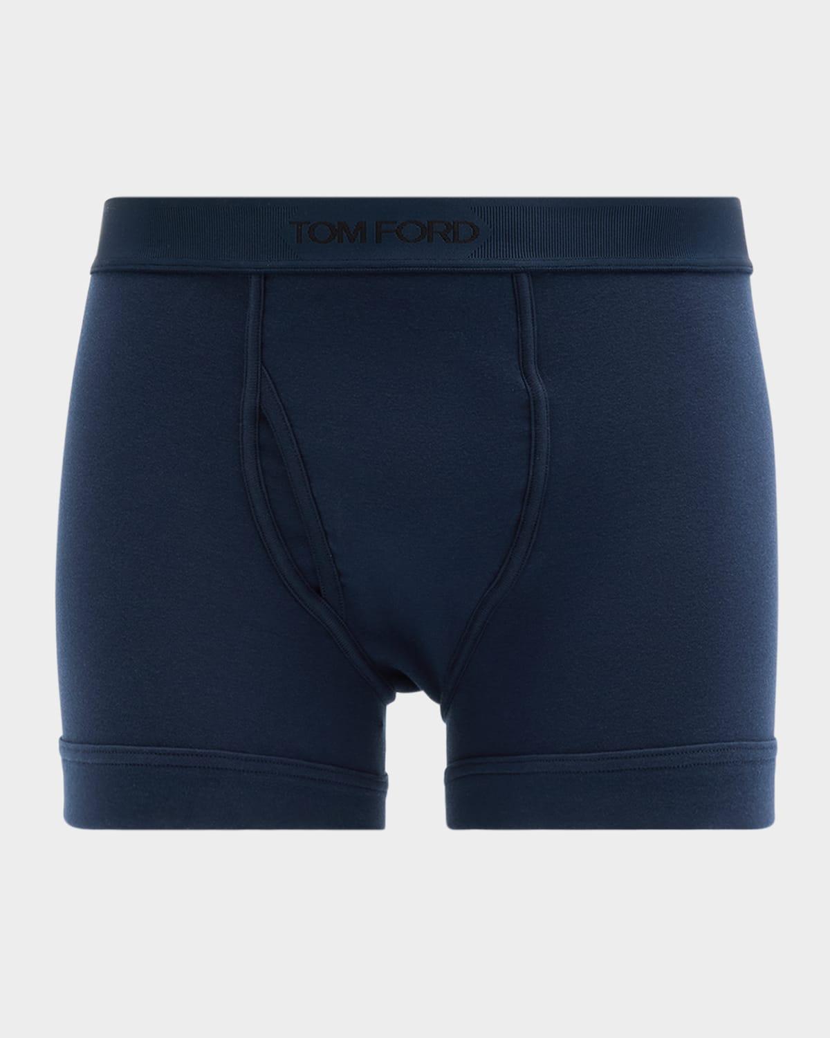 Mens Cotton-Stretch Jersey Boxer Briefs Product Image