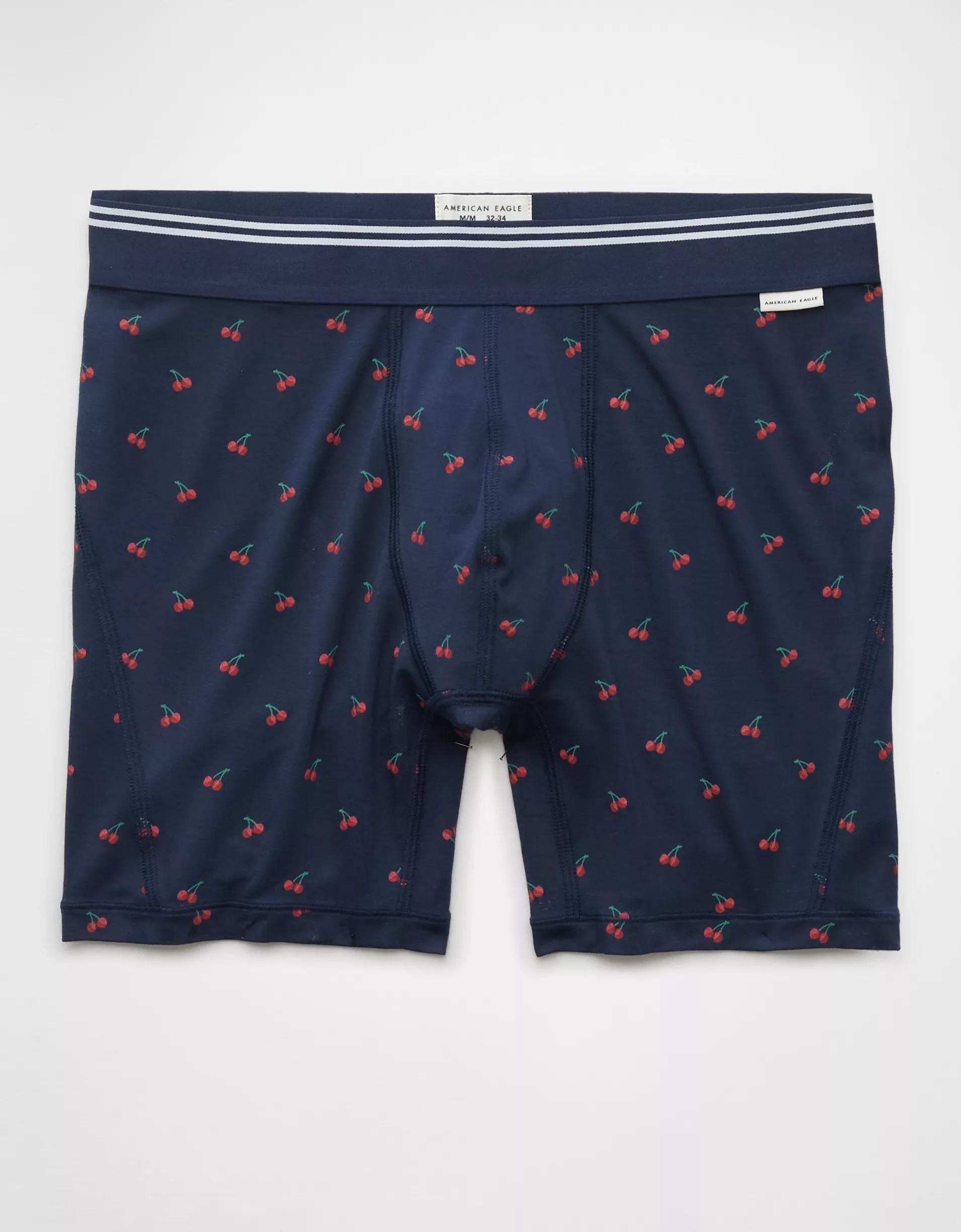 AEO Men's Striped 6" Ultra Soft Boxer Brief Product Image