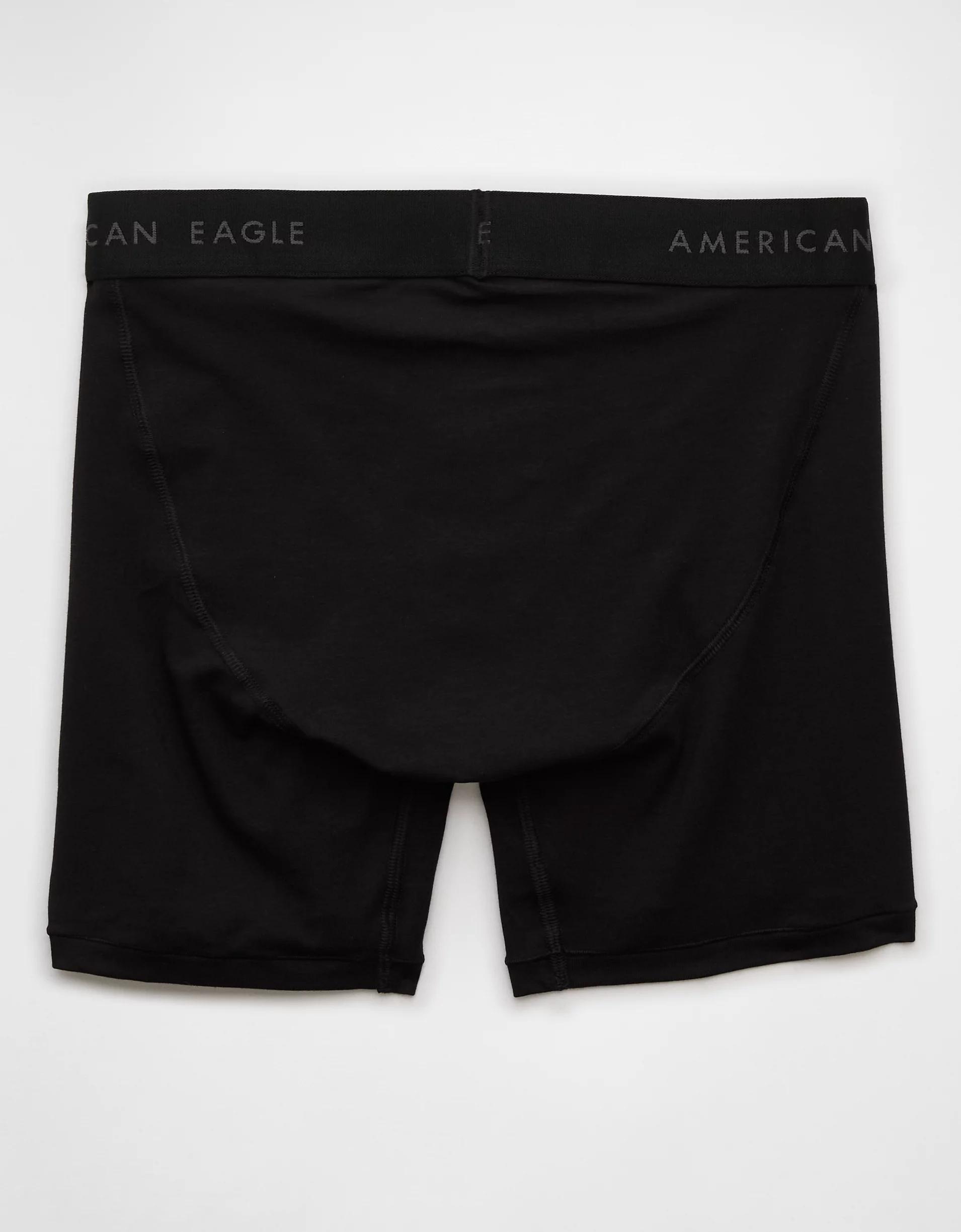 AEO Men's Solid Satin Pocket Boxer Short Product Image