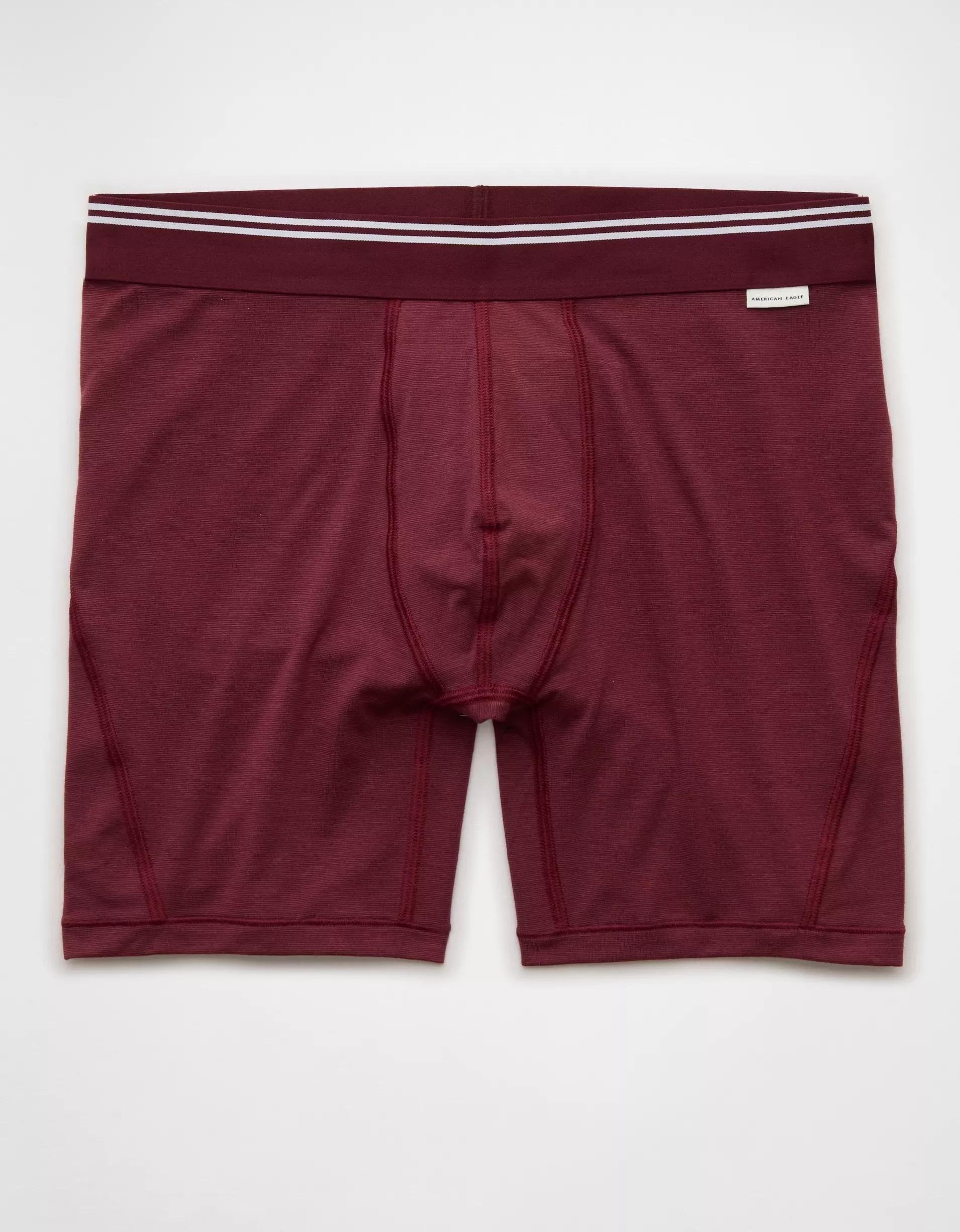 AEO Men's Eggplant 6" Ultra Soft Boxer Brief Product Image