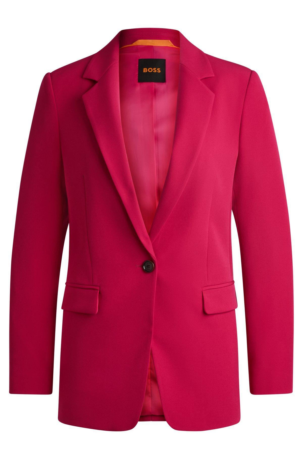 Fitted blazer in stretch fabric Product Image