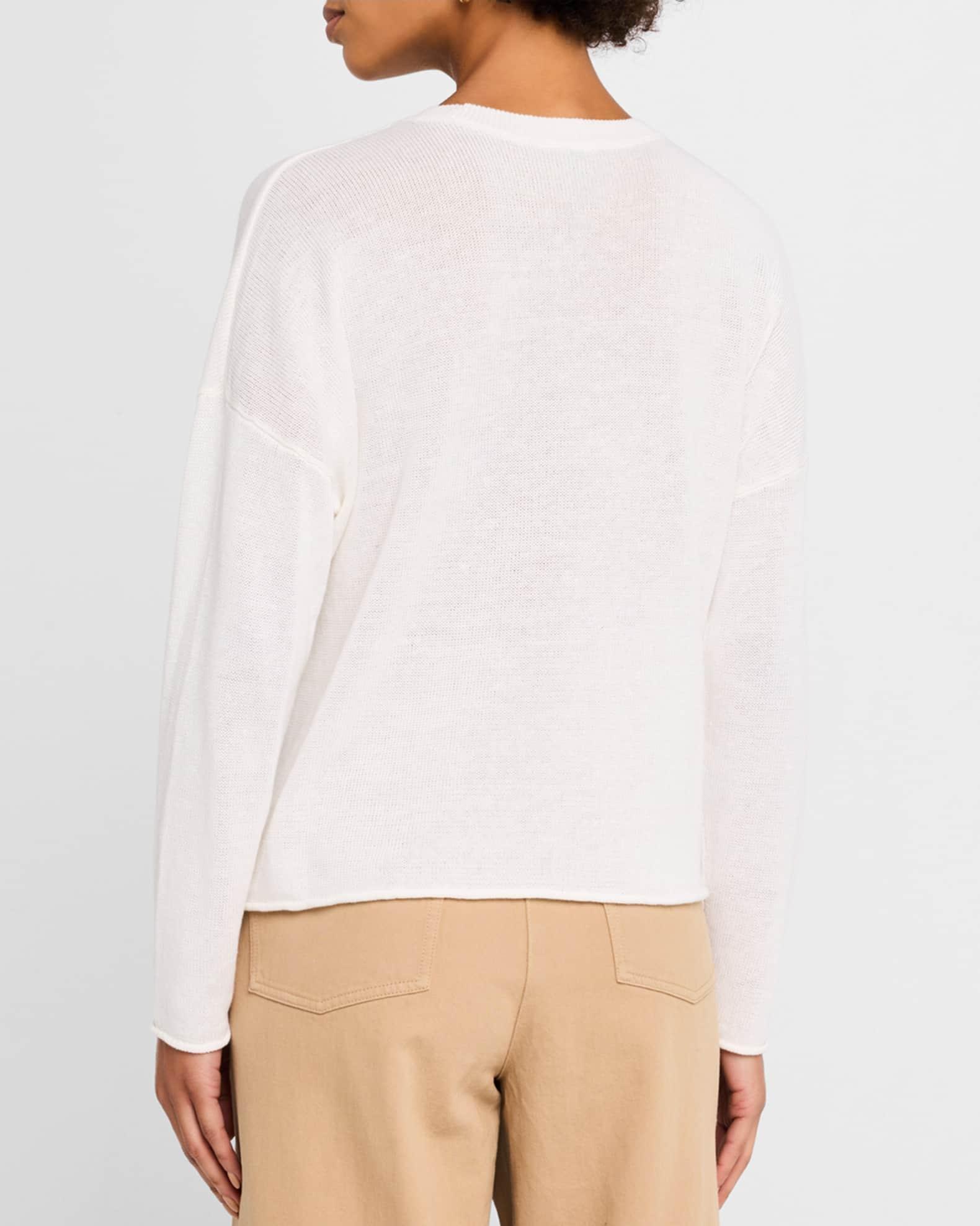 Organic Linen-Cotton Knit Sweater Product Image