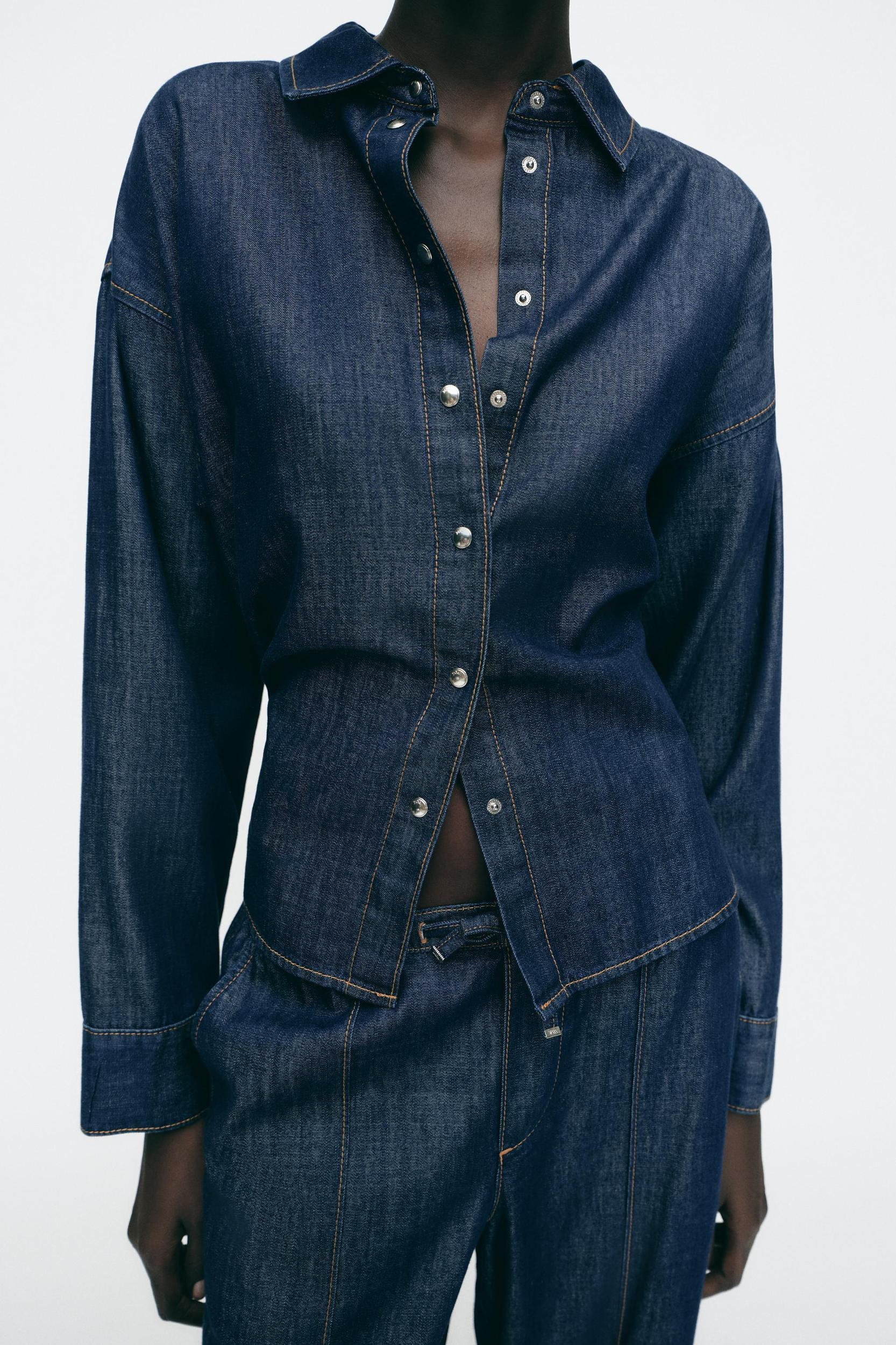 Z1975 OVERSIZED DENIM SHIRT Product Image