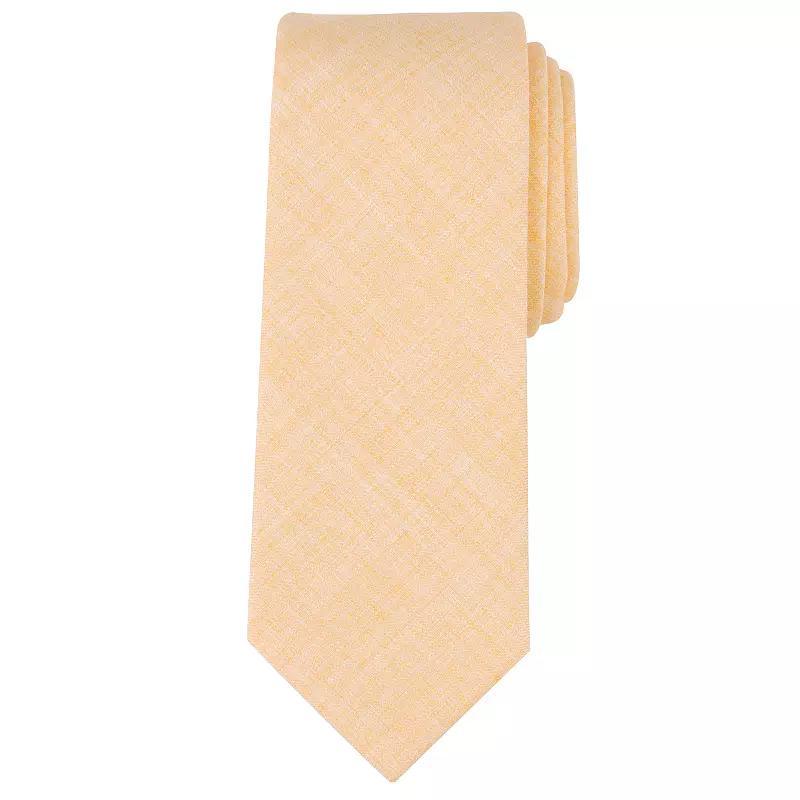 Men's Bespoke Slim Solid Tie, Yellow Cass Product Image