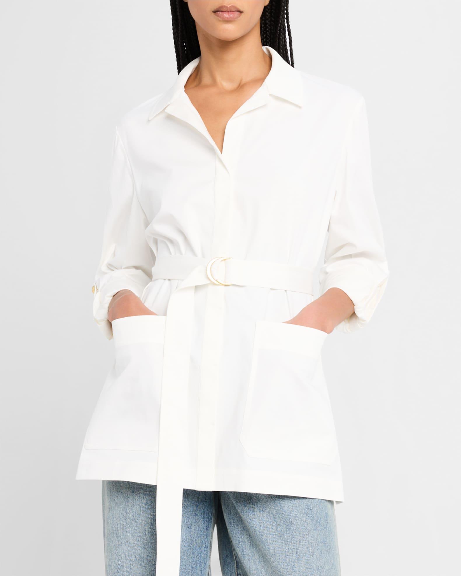 Veda Belted Cotton Jacket Product Image