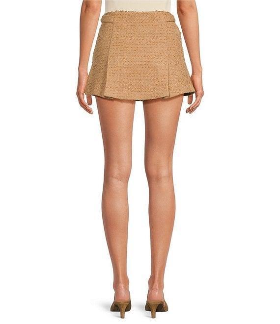ASTR The Label Bronwyn Pleated Button Mini Skort Product Image