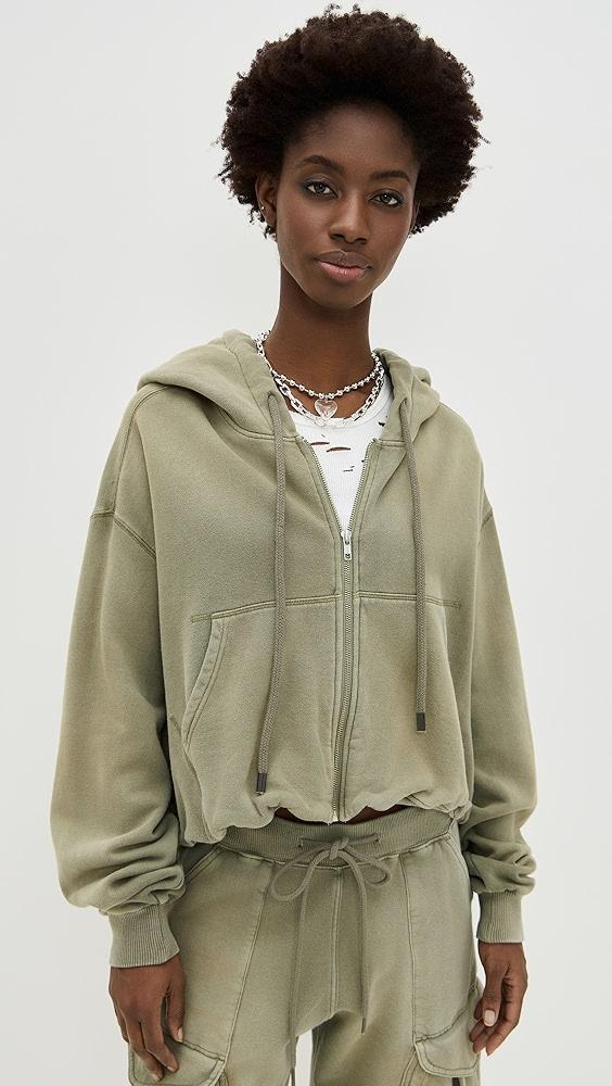 R13 Balloon Zip Up Hoodie | Shopbop Product Image