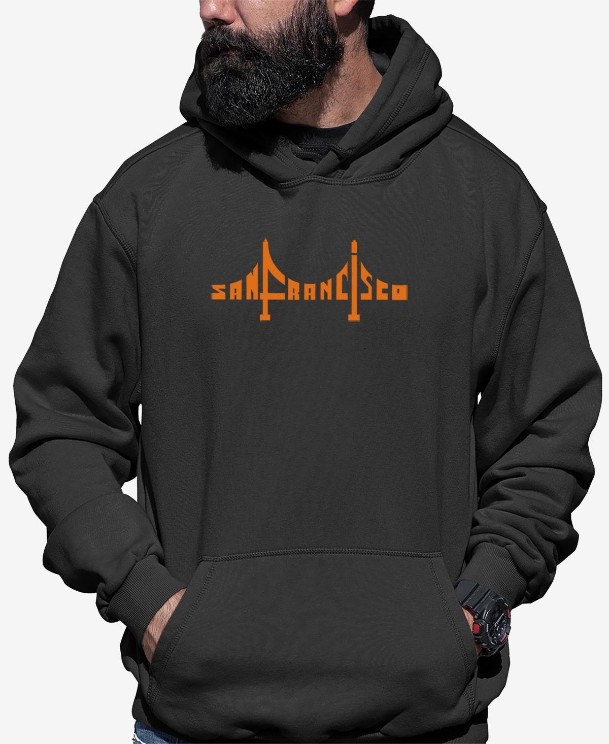 La Pop Art Mens Have Yourself a Merry Little Christmas Word Art Hooded Sweatshirt Product Image