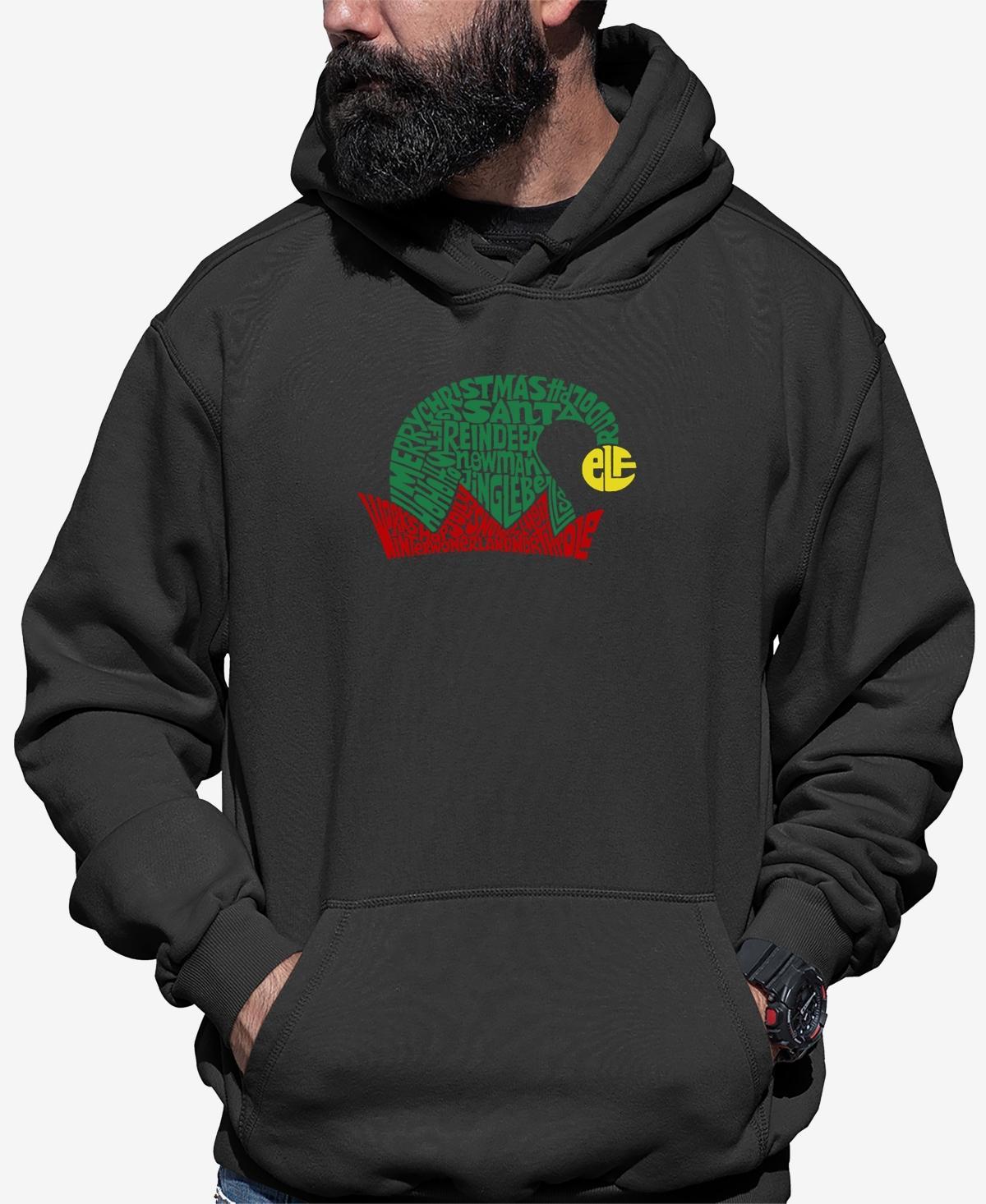 La Pop Art Mens Summer Vibes Word Art Hooded Sweatshirt Product Image