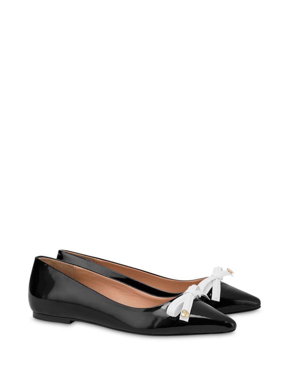 bow-embellished ballerina shoes Product Image