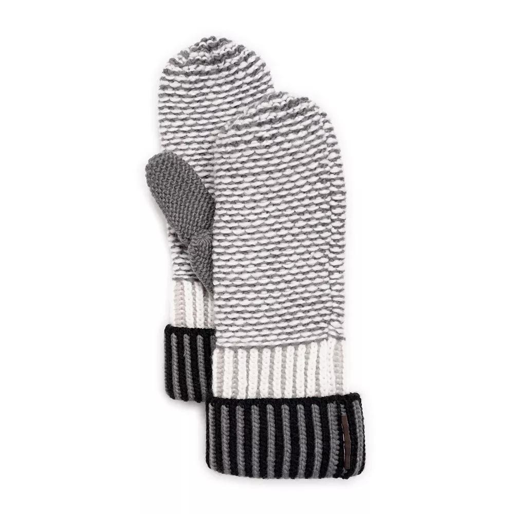 Womens MUK LUKS Textured Mittens Product Image