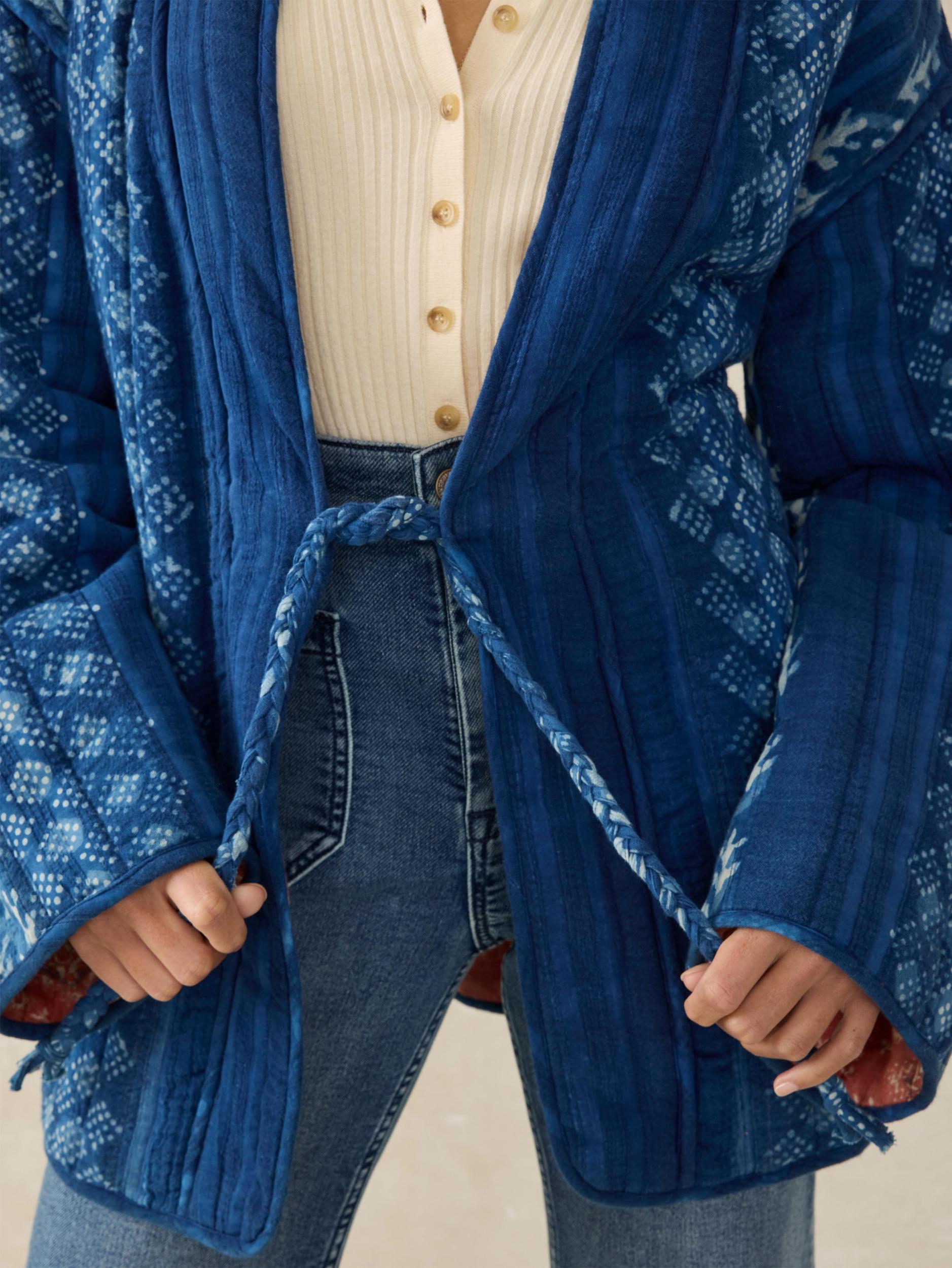 Sun Valley Quilted Jacket - Indigo Valley Female Product Image