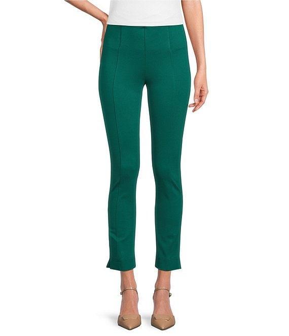 Slim Factor by Investments Coordinating Ponte Knit Ankle Skinny Pants Product Image