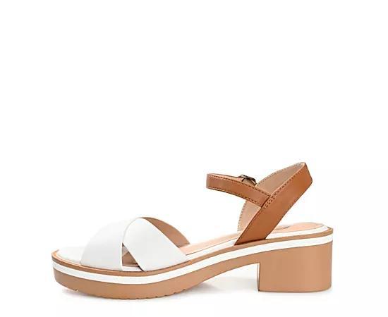 Journee Hilaree Women's Heeled Sandals, Size: 9.5, Brown Product Image