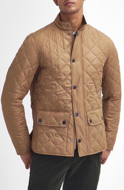 BARBOUR Men's Lowerdale Quilted Jacket In Timberwolf,dress Product Image