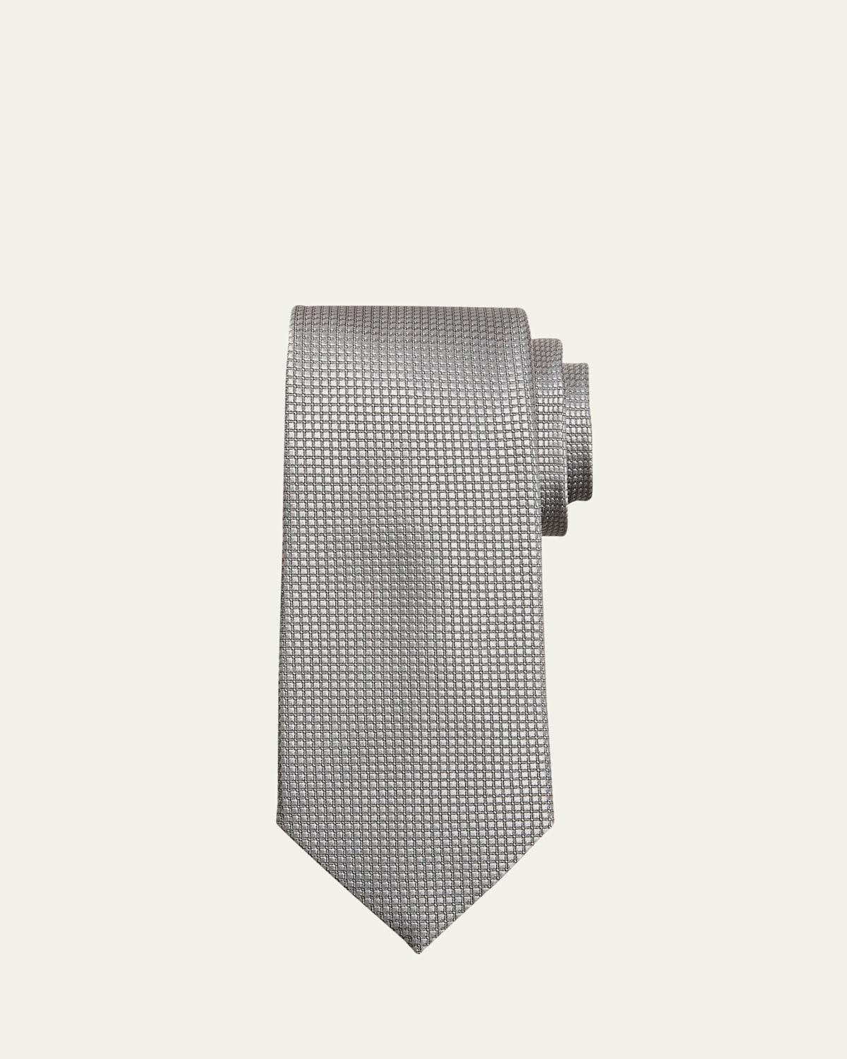 Mens Textured Silk Tie Product Image