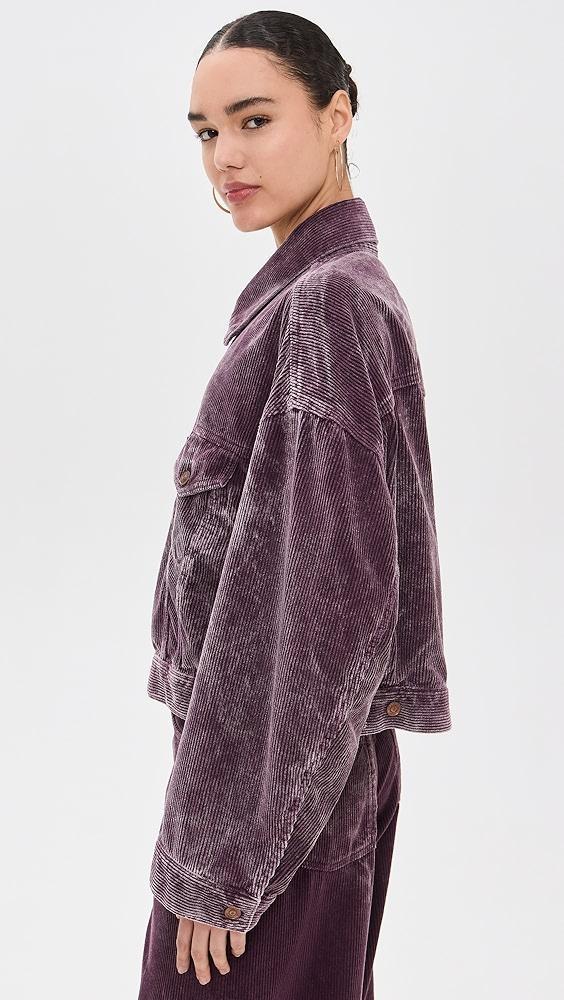 HAIKURE Spencer Velvet Vic Jacket | Shopbop Product Image