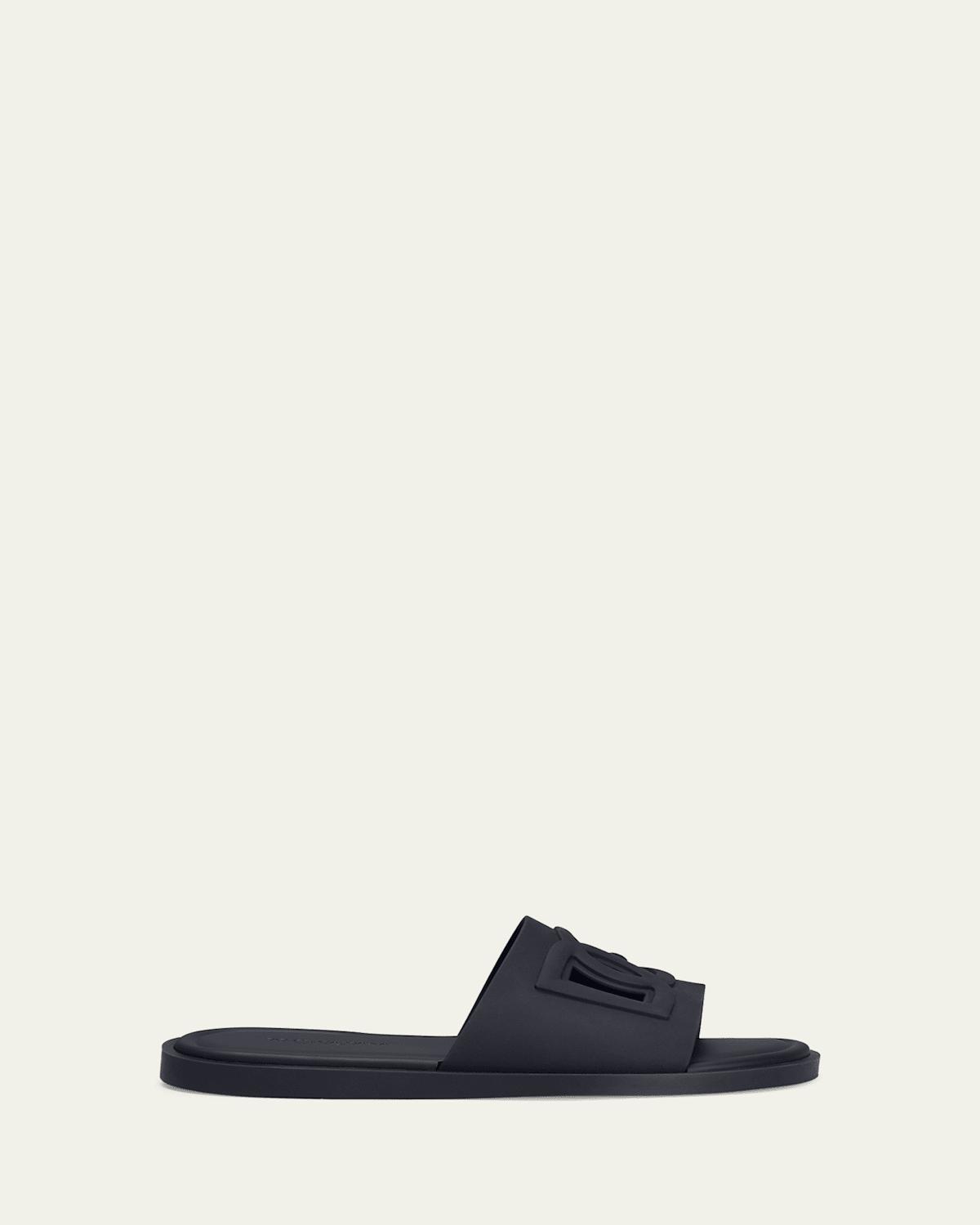 Mens Rubber Beachwear Pool Slides Product Image