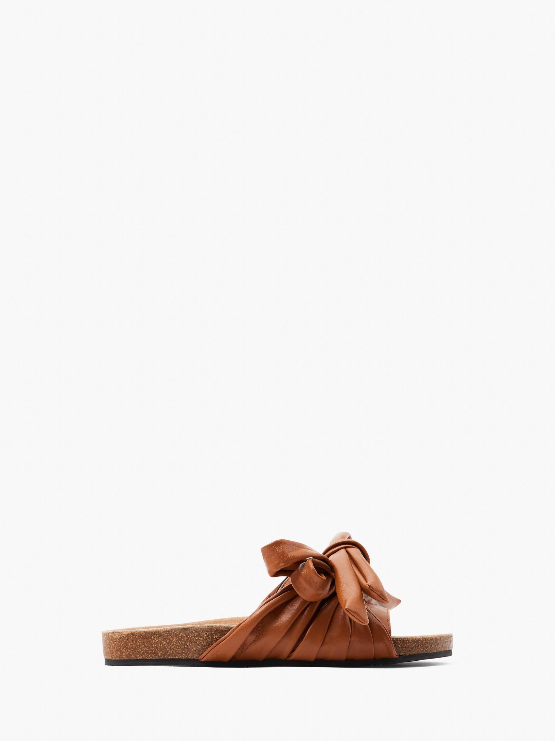 BOW FLAT SANDALS Product Image
